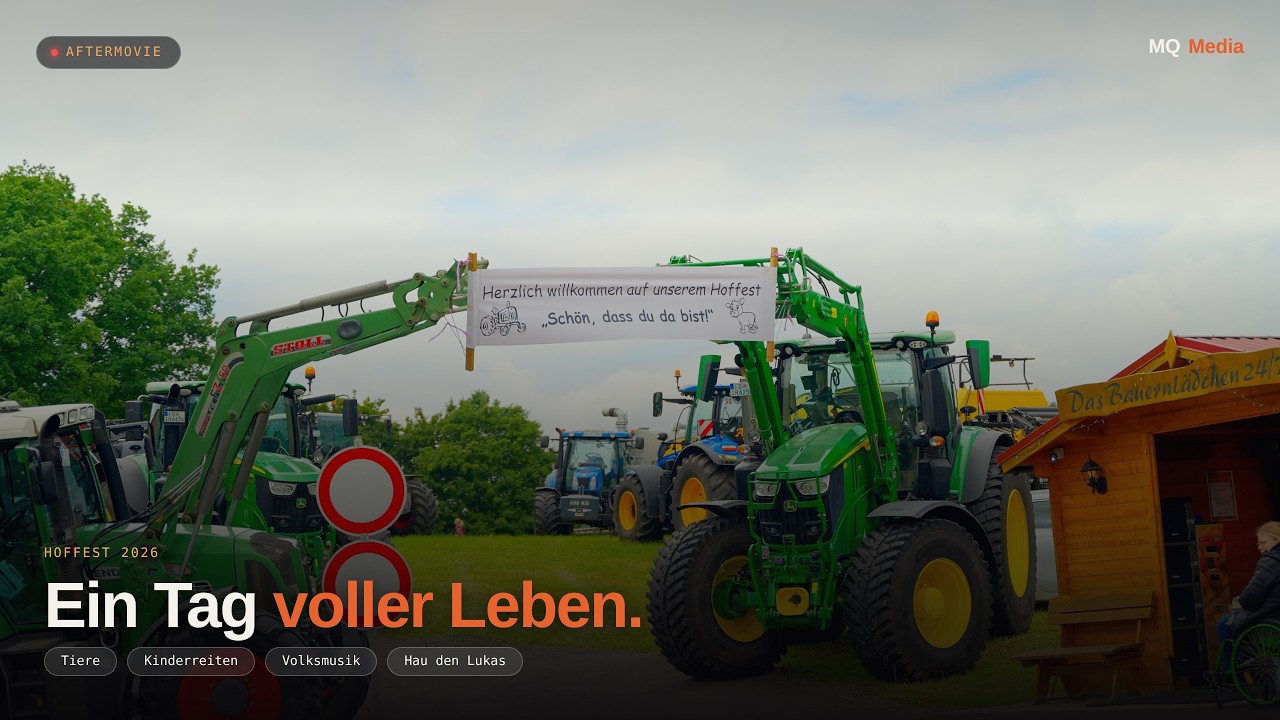 Hoffest Aftermovie, produziert von MQMedia im Auftrag von GoMedia
