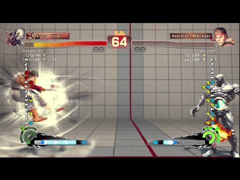 SSF4 AE: matadora5521 (Seth) vs amu-man (Ryu)