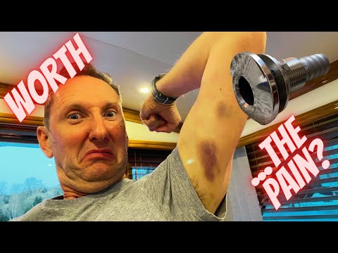 Thru Hull Fitting Replacement and Upgrade on Our Boat