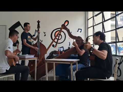 Núcleo sucre libertador.Tema dos por dos, Elio mandolina ,arpa Yorman ñuñu,bajo Jorge,cuatro robert