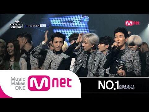 Mnet [엠카운트다운] Ep.393 : No.1 of the week, Super Junior - MAMACITA @MCOUNTDOWN_140911