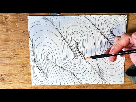 Using the 3d Vortex Tunnel Pattern to make a Oozing Liquid Look