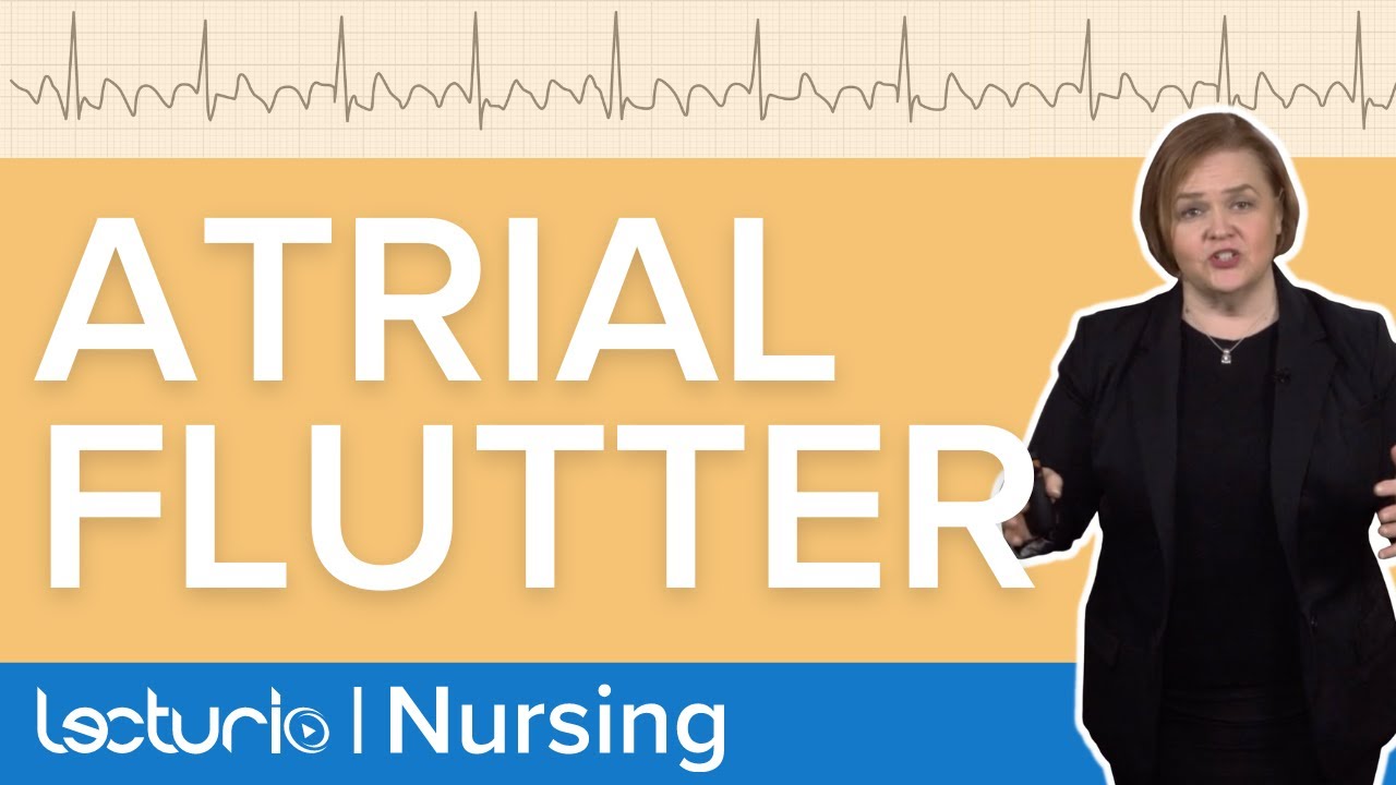 Identifying Atrial Flutter on ECG | EKG Interpretation | Lecturio Nursing