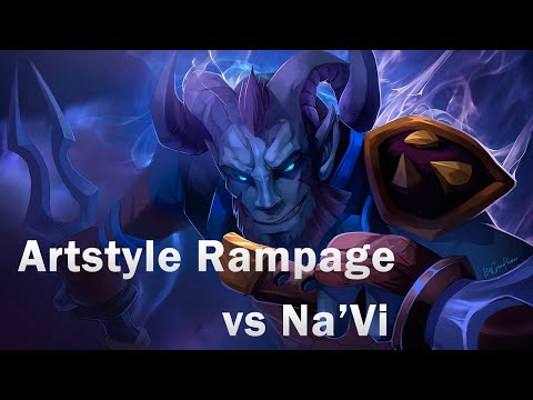 Artstyle rikimaru rampage vs Na'Vi @ SLTV S10