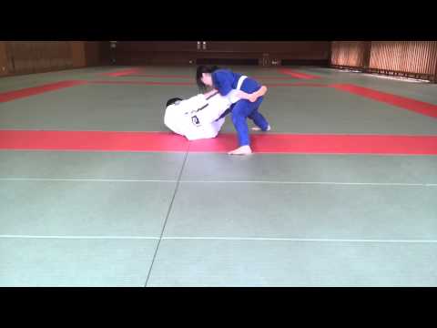 柔術スパーリング  りな