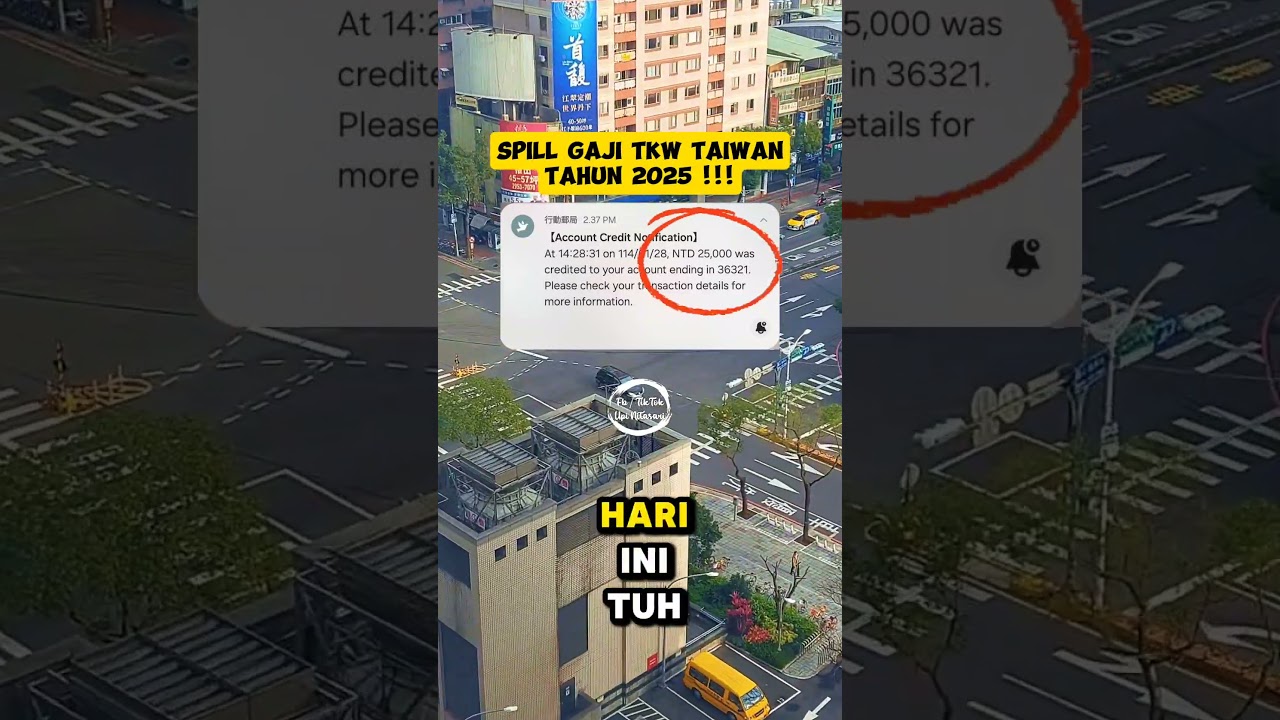 Spill Gaji Tkw Taiwan Tahun 2025!?... #vlogtkwtaiwan #vlogtkitaiwan #gaji #gajitkitaiwan