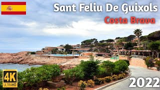 Top places to visit Sant Feliu De Guixols,Spain 4k 60FPS-HDR English Spanish Captions-Travel Guide