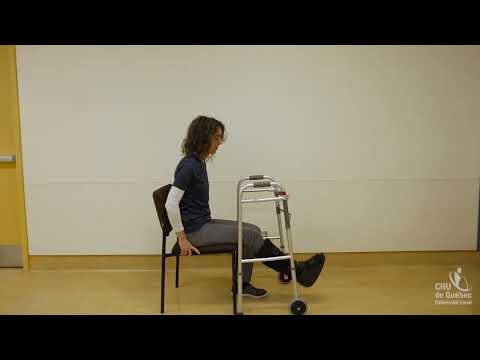 Levé chaise sans appui-bras (marchette)