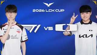 T1 vs DK, LE GOAT RENCONTRE SHOWMAKER (LCK Cup 2026)