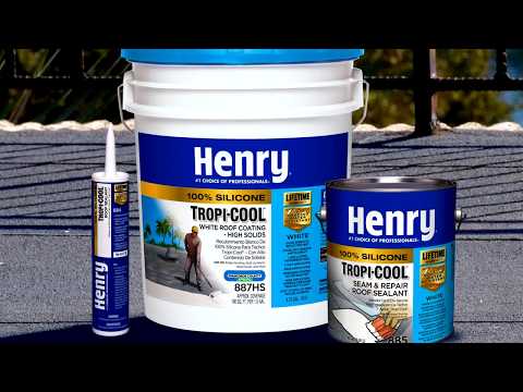 How to apply Henry® Tropi-Cool® 100% Silicone White Roof Coating