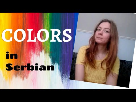 Learn COLORS in Serbian language