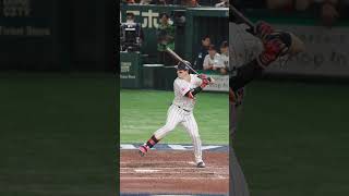 2024.11.22 #プレミア12　ベネズエラ戦　栗原二塁打の瞬間　#侍ジャパン