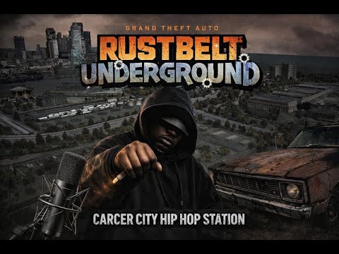 Rustbelt Underground Radio - GTA Carcer City Gangsta Hip Hop Station - Hip Hop & Gangsta Rap Mix