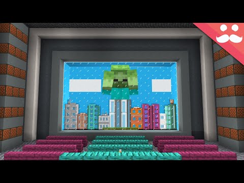 I made a Working Cinema in Minecraft