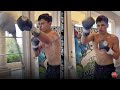 RYAN GARCIA BLASTING AWAY ON THE COBRA BAG! BACK IN TRAINING FOR NEXT FIGHT!