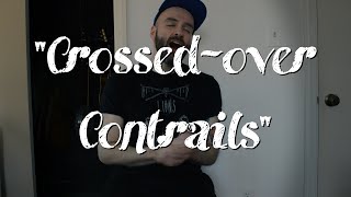 Crossed-over Contrails
