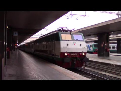 E444.051 in partenza con l' IC 518 "Tirreno" Roma Termini - Ventimiglia