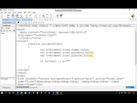 Javascript Program 2 Validation For Name