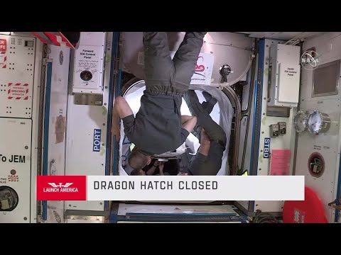 VIDEO: Splashdown Pensacola, hatch doors close on Crew Dragon