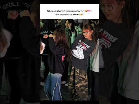 When an introvert meets an extrovert 😂😭🎀 || #shorts #zo