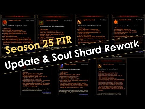 Diablo 3 Season 25 Update Soul Shards Re-balanced, Arachyr Re-work, Marauder Cluster Arrow Buff, etc
