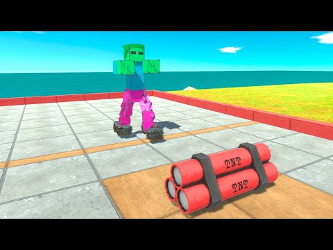 TNT vs Workshop Units - Animal Revolt Battle Simulator