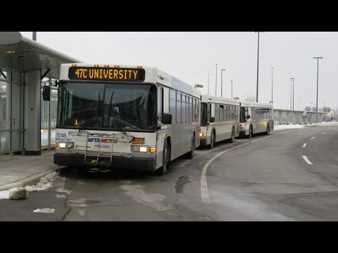NFTA Metro Ride Route 47C Outbound [FULL ROUTE] Bus 1018 - 2010 Gillig Advantage