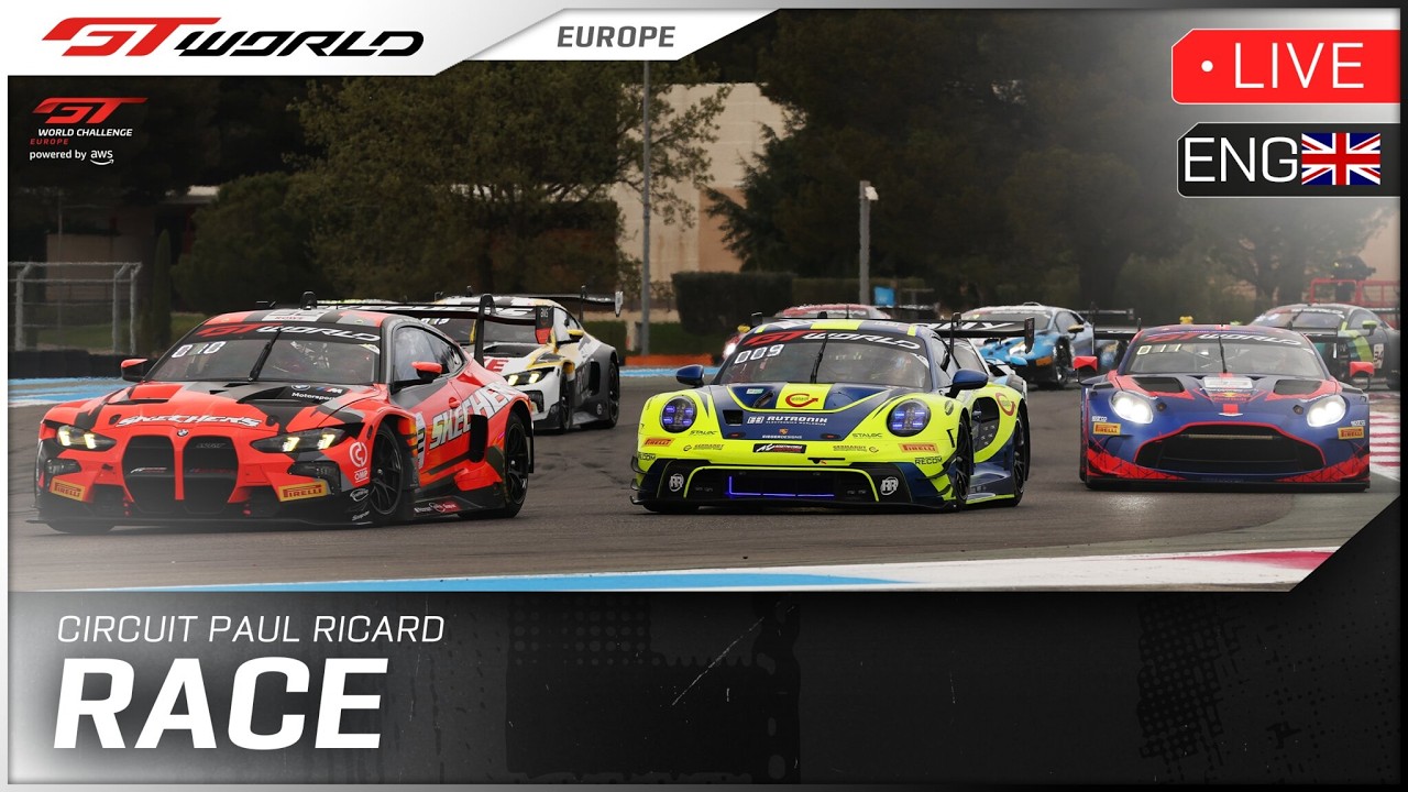 LIVE | Race | Circuit Paul Ricard | GT World Challenge powered by AWS 2026 (English)