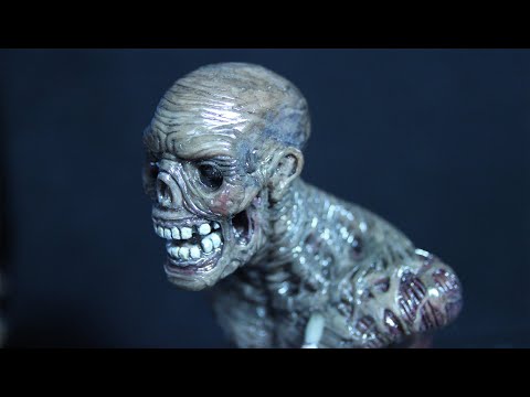 Sculpting Zombie - Timelapse/Stop motion vidéo.