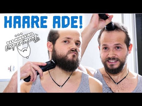 Ich SCHNEIDE meine (BART) Haare ab! | Das Minoxidil Experiment 2.0 Woche1