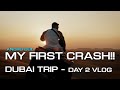 MY FIRST QUADBIKE CRASH !! - DUBAI TRIP DAY 2 VLOG - ANDREI DEIU