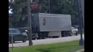 Dashcam Video of Pickup Truck rear ending a UPS semi truck in Wickliffe, Ohio - 8/25/2026