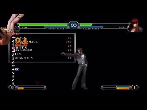 [KOF XIII Global Match open beta] Kyo side switch HD combo