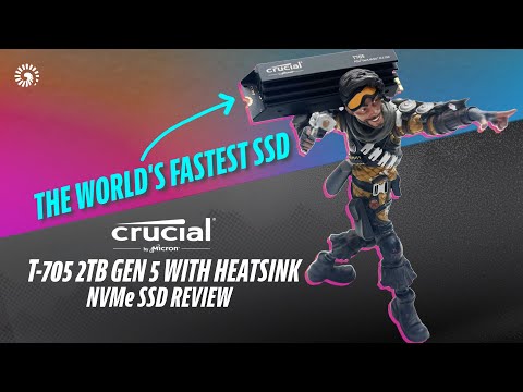 The World's Fastest SSD?! | Crucial T-705 2TB With Heatsink NVMe SSD Review! | Gossip.GG