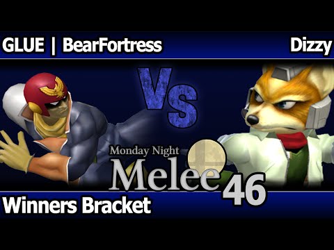 MNM 46 Melee - GLUE | BearFortress (C Falcon) vs Dizzy (Fox) - Winners Bracket