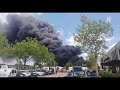 Grote brand in Berkel en Rodenrijs. Video: Little Dutch