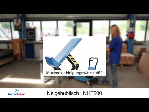 Hanselifter Neigehubtisch NHT150 mit Neigefunktion Hubhöhe 880mm Tragkraft 150kg-youtube_img