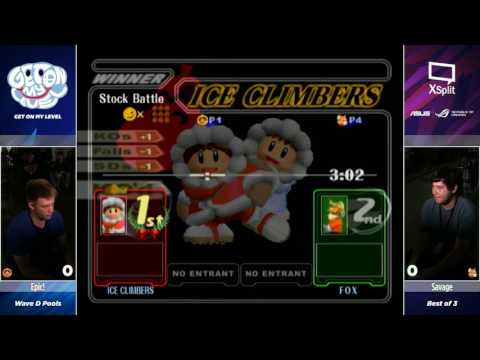 Epic! vs Savage - GOML 2017 - Melee Pools