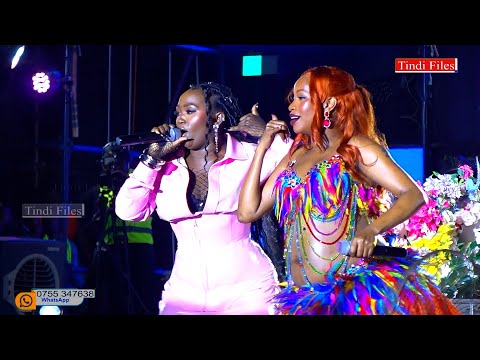 The Gorgeous Carol Nantongo Joins Queen Sheebah In a Thrilling Performance At Her Neyanziza Concert