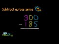Subtracting Across Zeros Explained