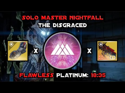Solo Flawless Master Nightfall - The Disgraced - Prismatic Warlock [Destiny 2]