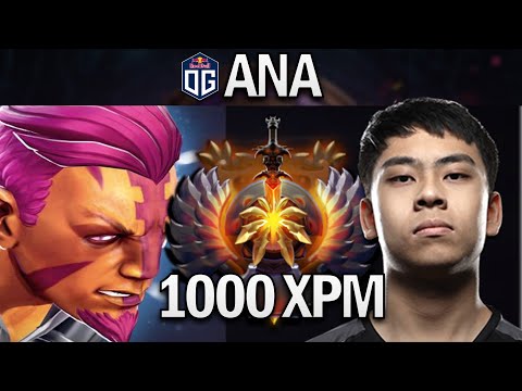 OG.ANA ANTI-MAGE WITH 1K XPM - DOTA 2 7.27 GAMEPLAY