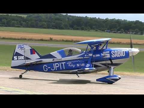 Jet Pitts S-2S Special , G-JPIT at the Duxford Summer Airshow on Sat 24th Jun 2023