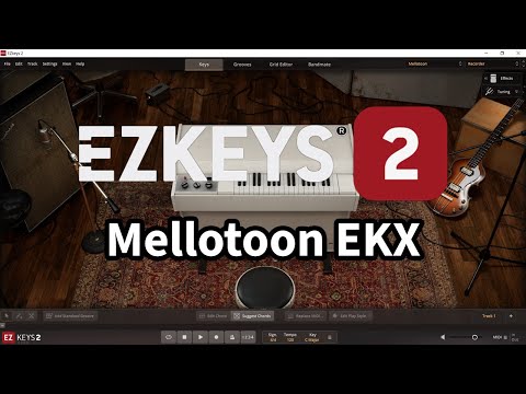 Toontrack EZkeys 2 with Mellotoon EKX  All Presets DEMO