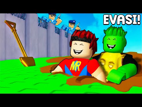 SCAVIAMO UN TUNNEL SOTTOTERRA per SCAPPARE di PRIGIONE su ROBLOX!