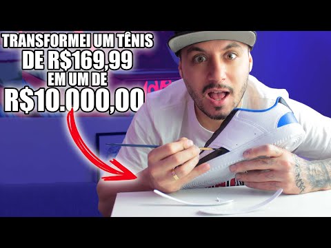 Customização Air Jordan 1 Travis Scott | Tênis de 169,99 para 10 mil reais