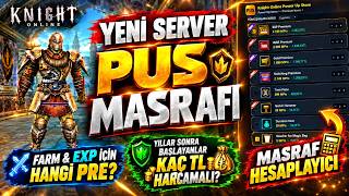 PUS Masraf Hesaplayıcıyı Yaptım! 💰 Yeni Server’a Başlamadan Önce BUNA Bak! 😱 #kn
