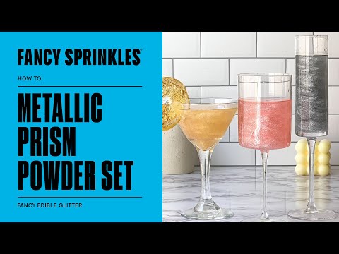 Edible Glitter Cocktails: 3 Ways + Bonus | Everyday Drinks | Recipe | Fancy Sprinkles