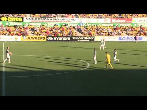 Gol de Dubarbier (2-1) en el AD Alcorcón - Córdoba CF Jornada 5