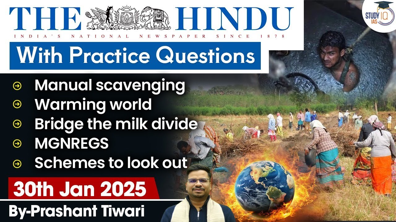 The Hindu Analysis | 30th January 2025 | The Hindu NewsPaper Today With Practice Questions